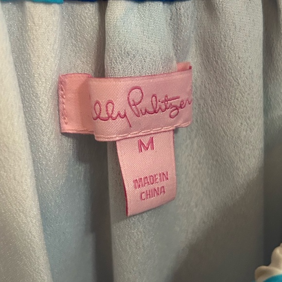 Lilly Pulitzer Crowley Dress in Resort White Sail Stripe - Medium - wear 3 ways - Picture 5 of 7